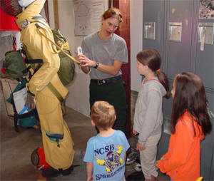 Smokejumper Nan and kids