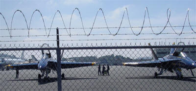 Blue Angels before walkdown