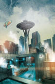 Clockwork Angels #1 - Emerald City Comic Con cover