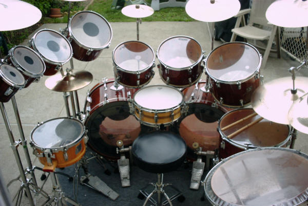 Neal Scanapico's drum kit