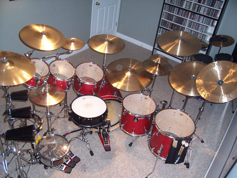 Overhead of Paul Nuzzo's kit