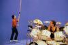 Neil Peart during the "Time Stand Still" video shoot