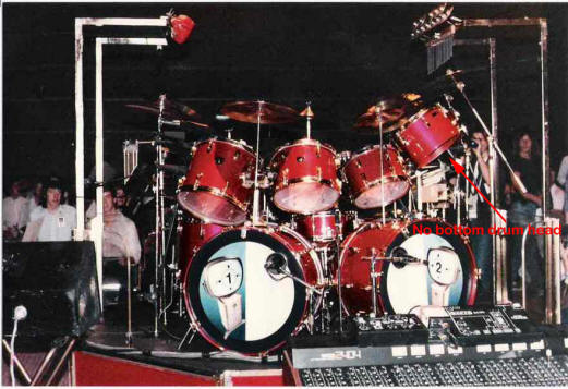 Neil Peart's drum kit