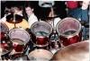 Neil's drums at a 1986 drum clinic, Fort Wayne, Indiana