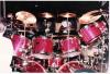 Neil's drums at a 1986 drum clinic, Fort Wayne, Indiana