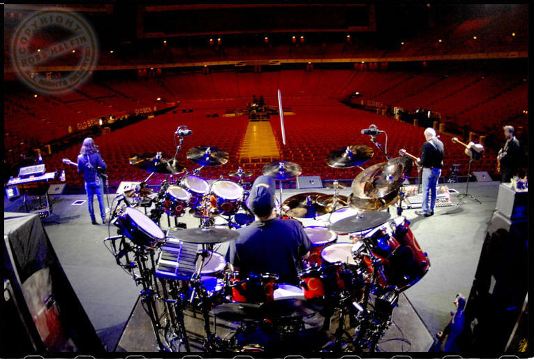 Neil Peart marking time in Europe