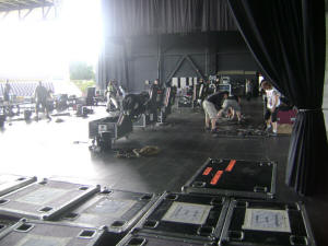 The Rush stage - preshow by Mr. Rush