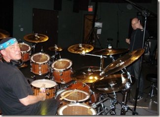 Neil Peart recording Vertical Horizon demos