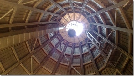 Looking up in the Hot Shop