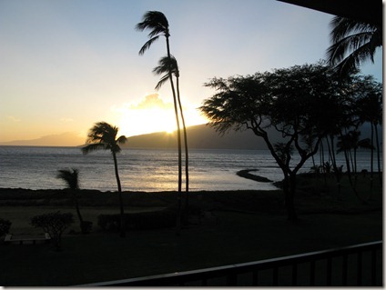Sunset on Maui from Kihei 