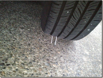 The mysterious screws under my tires