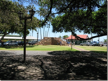 Part of the old fort in Lahaina