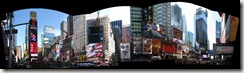 Panorama of Times Square