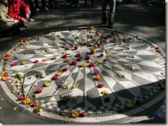 Strawberry Fields - John Lennon Memorial in Central Park