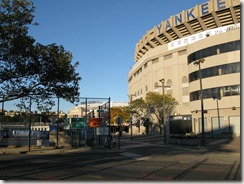 Old Yankee Stadium (foreground)