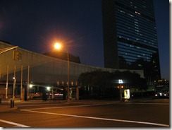 United Nations at Night