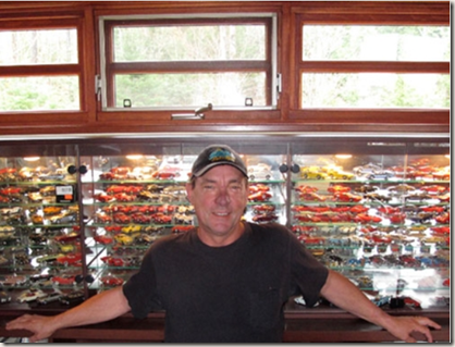 Neil Peart and his collection