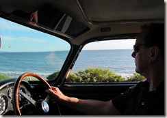 Neil Peart driving