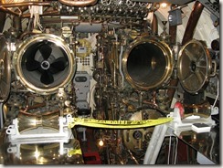 U.S.S. Bowfin forward torpedo tubes