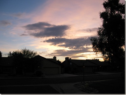 The dawn sky of Phoenix