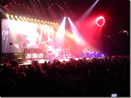 Rush playing at MGM Grand Arena