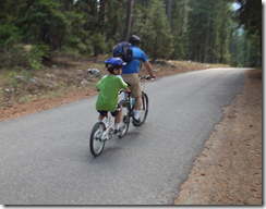 Andy and Drew go biking