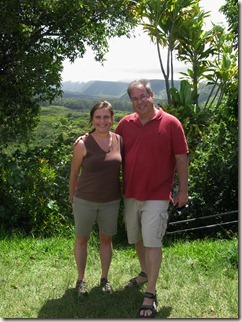 Brenda and Andy on the Road to Hana