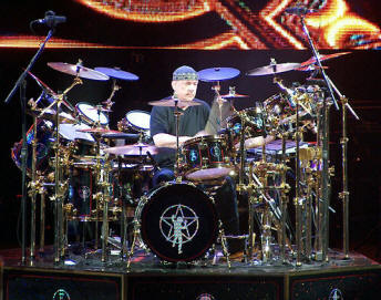 Photo of Neil Peart in Irvine, CA, by Paul Lasiter